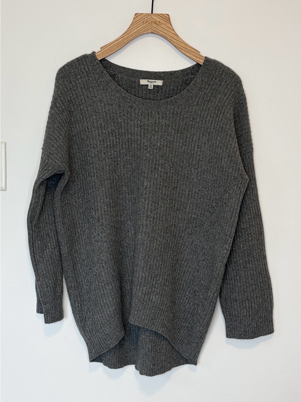 Madewell merino wool crewneck sweater, sz : XS
